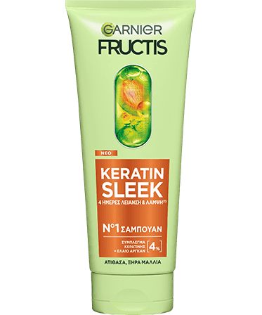 Keratin Sleek Σαμπουάν Λείανσης & Λάμψης
